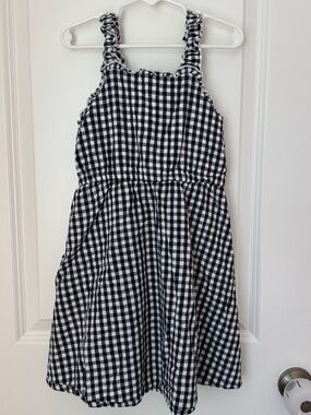 Crewcuts Black and White Gingham Sundress 7